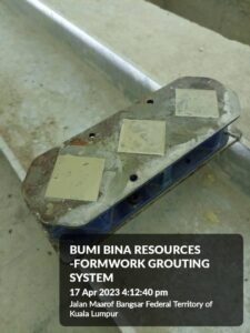 grouting work