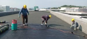 waterproofing torch on membrane