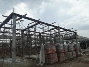depan renovation rumah teres